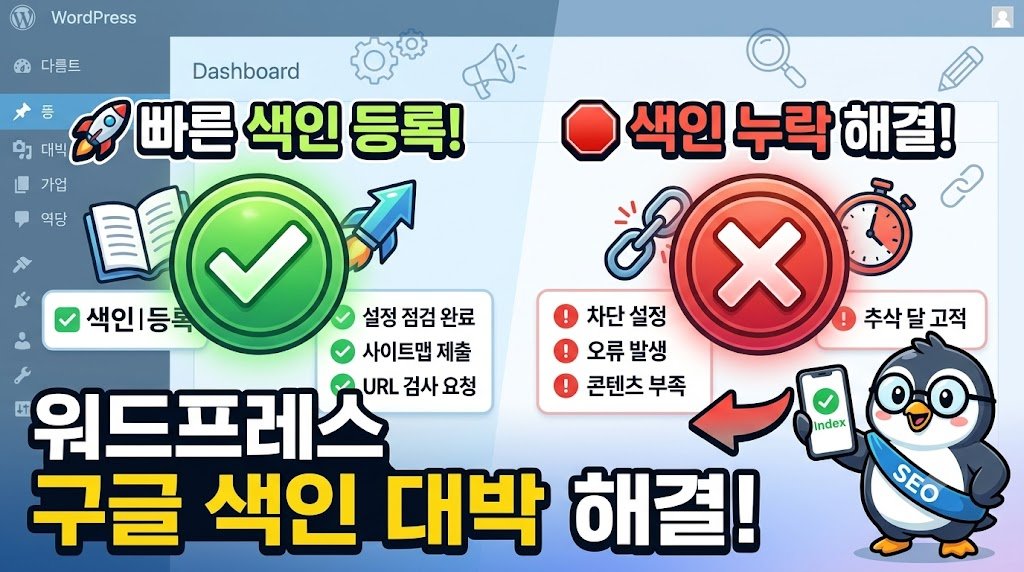 워드프레스 구글 색인 문제 해결 5가지 가이드 썸네일