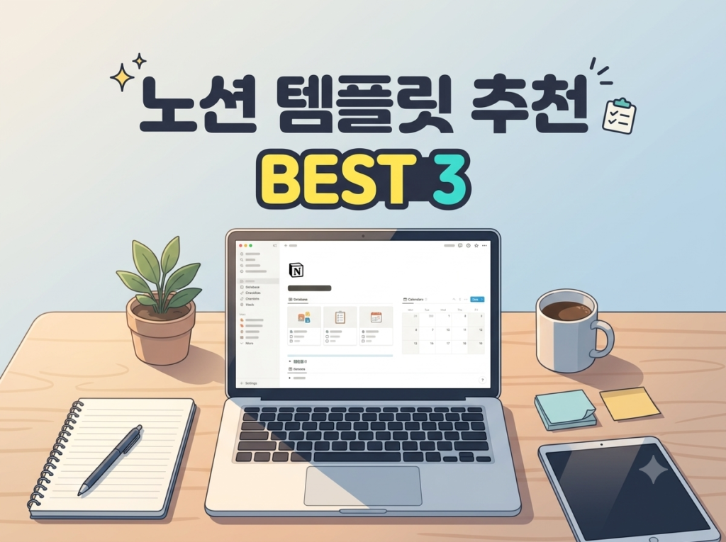 노션 템플릿 추천 Best 3 블로그 이미지